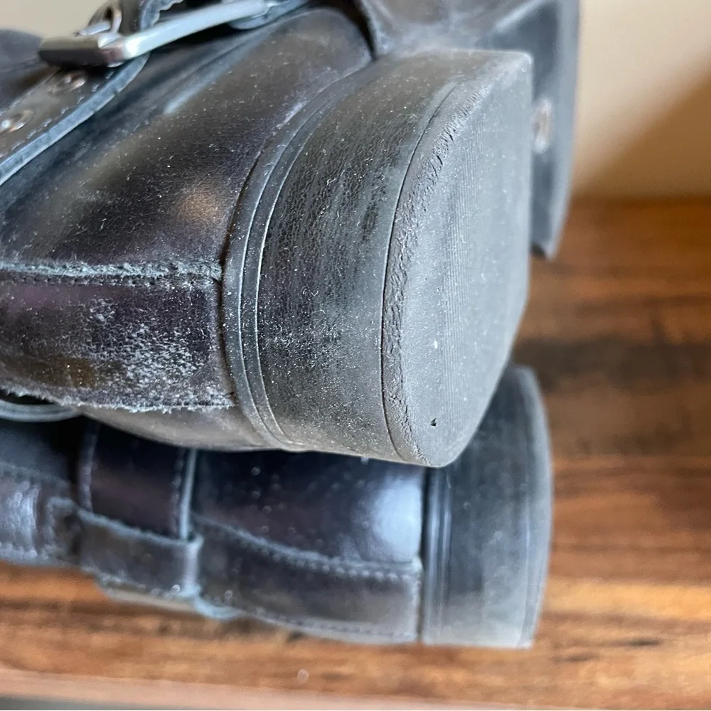 Liz Claiborne black riding boots Leather 6.5